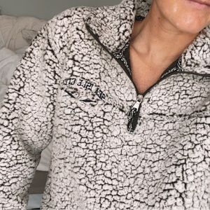 Boxercraft Half Zip Fuzzy Sherpa Pullover - Sea Isle City